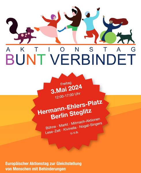 Aktionstag „BUNT VERBINDET“ mit dem Arbeitskreis freier Träger der „Behindertenhilfe“ (AKT) 
