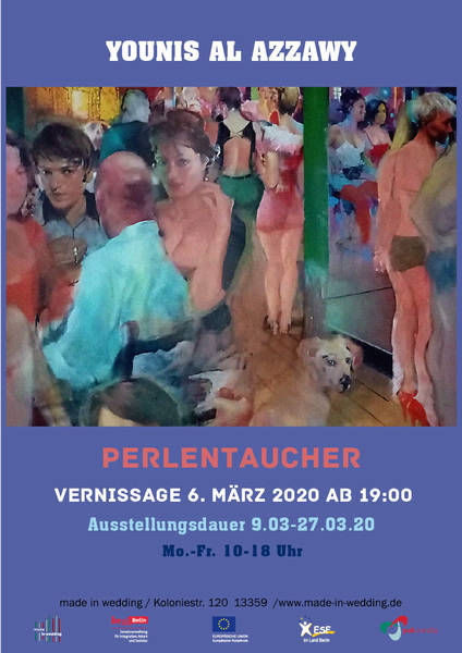 VERNISSAGE "Perlentaucher" von Younis Al Azzawy