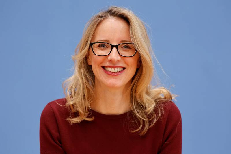 Studio 9. Der Tag mit Alena Buyx. Deutschlandfunk Kultur - Live as dem Humboldt Forum in Berlin