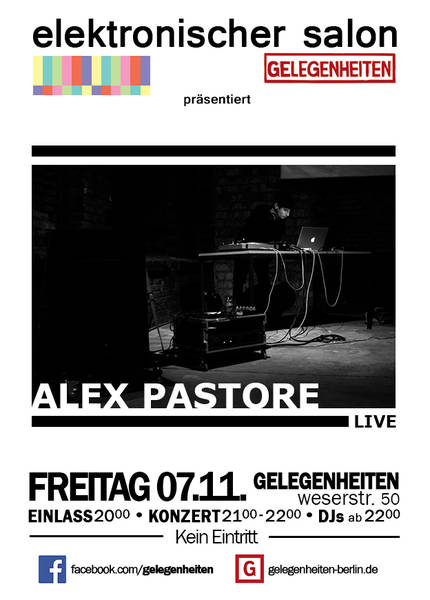 Elektronischer Salon: Alex Pastore