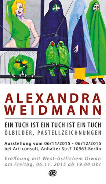 Ausstellungseröffnung: "Ein Tuch ist ein Tuch ist ein Tuch", Alexandra Weidmann