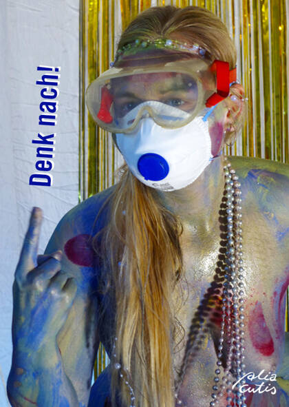 Die Aktgalerie / "Denk nach" von Wolfgang Hingst (Alia Cutis) und Rolf Amend
