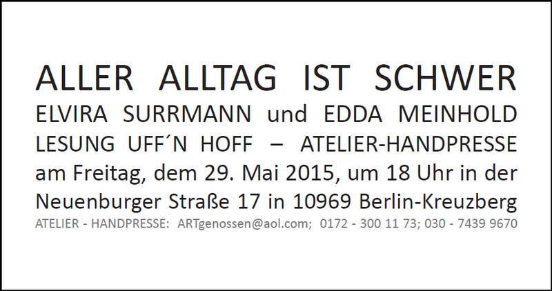 Aller Alltag ist schwer