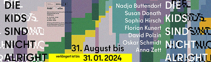 Ausstellung »Die Kids sind nicht alright!« in der kommunalen Galerie Adlershof (Di - Sa)