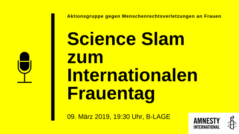 Science Slam zum Internationalen Frauentag