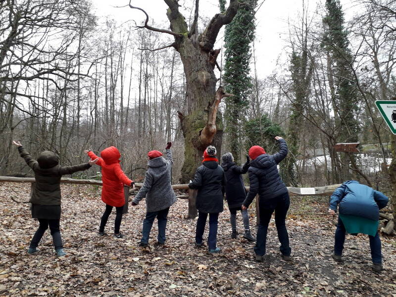LachMeditationWanderung im Tegeler Forst - Entschleunigung pur