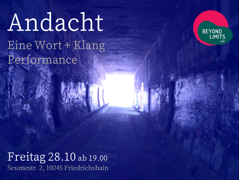 Andacht: Eine Wort-Klang-Performance