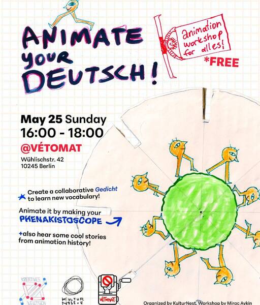 Animate you Deutsch! - Animation workshop für alles