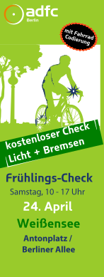 kostenloser ADFC Fahrrad-Check Antonplatz