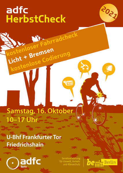 kostenloser ADFC Fahrrad-Check Frankfurter Tor 