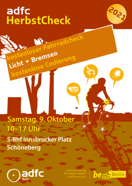 Kostenloser ADFC Fahrrad-Check Innsbrucker Platz 