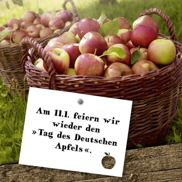 Tag des deutschen Apfels und knackige Geschenke