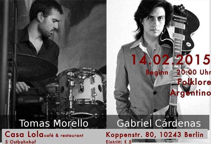LIVE MUSIK - Gabriel Cárdenas, Tomás Morello - Casa Lola