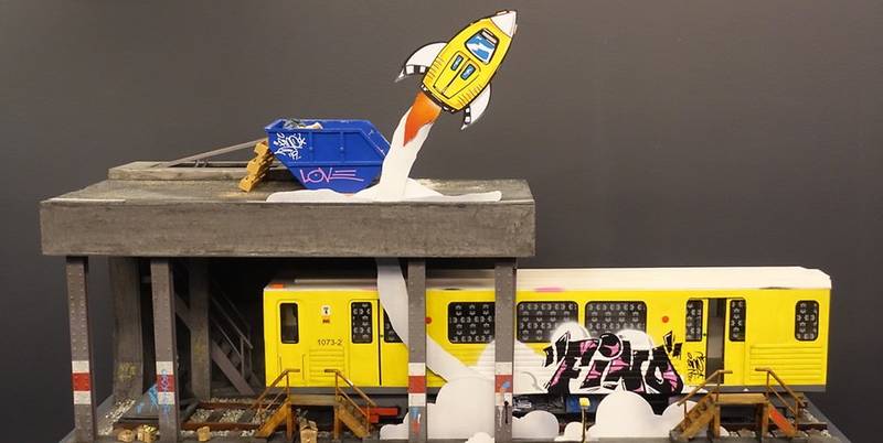 Art after Dark - Pop-up Ausstellung Streetart in den Untergrund