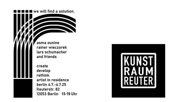 Kunstausstellung "we find a solution"