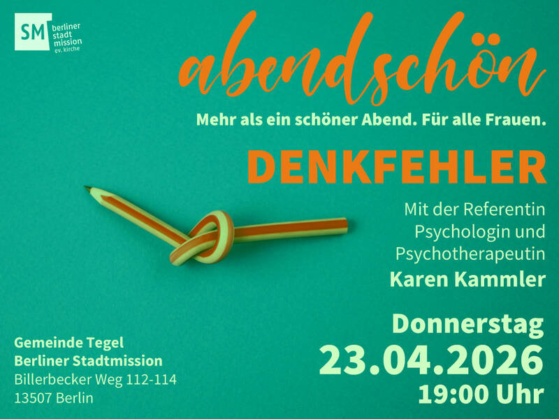 Frauenabend - abendschön - "Denkfehler" mit Psychotherapeutin und Psychologin Karen Kammler