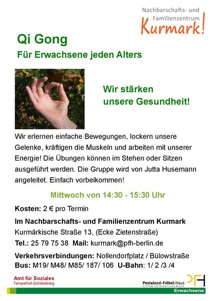 Qi Gong– offene Gruppe
