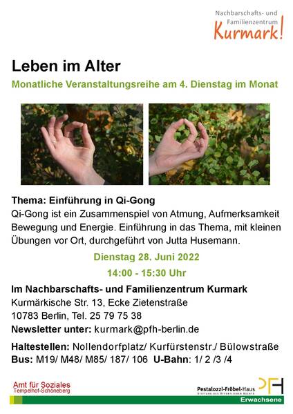 Qi-Gong - Thema bei Leben im Alter
