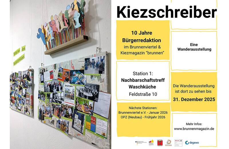 Ausstellung: Kiezschreiber – 10 Jahre Bürgerredaktion