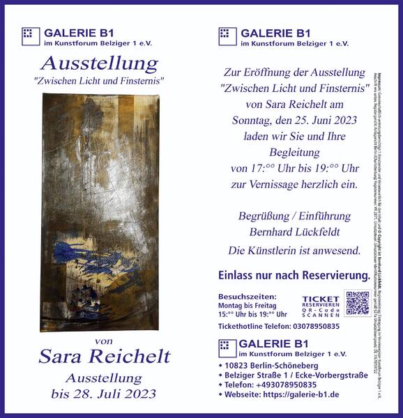 Ausstellung Zwischen Licht und Finsternis von Sara Reichelt