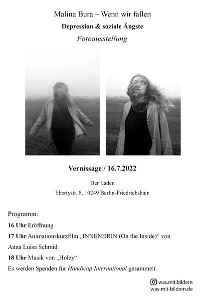 Fotoausstellung - "Depression & Soziale Ängste"