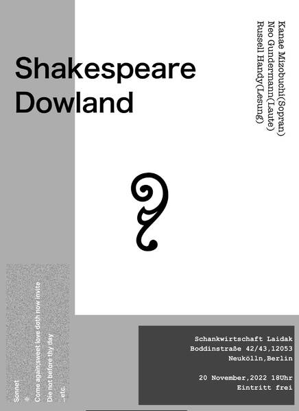 Shakespeare&Dowland 