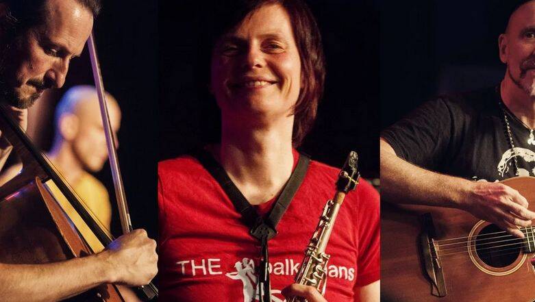 Kulturprogramm zum Karneval der Kulturen 2023 in der Heilig-Kreuz-Kirche: Balkonians (Acoustic Balkan Fusion)
