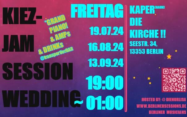  Kiez Jam Session Wedding -Kaper die Kirche!!