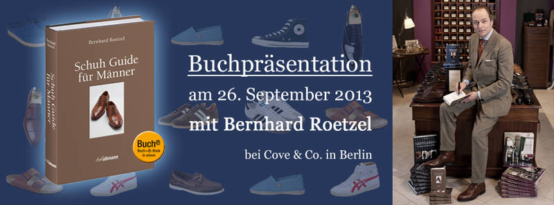 Buchpräsentation „Schuh Guide für Männer“ mit Bernhard Roetzel