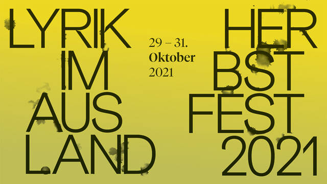 Lyrik im ausland - Herbstfest 2021