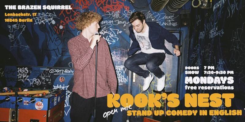 Montags Standup Comedy auf Englisch neben Ostkreuz 