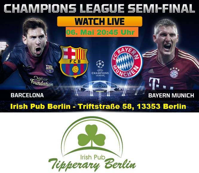UEFA Champions League - live im Irish Pub Berlin