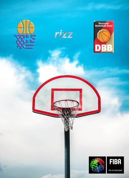 Basketball WM Quali Griechenland - Deutschland auf Leinwand in Kreuzberg