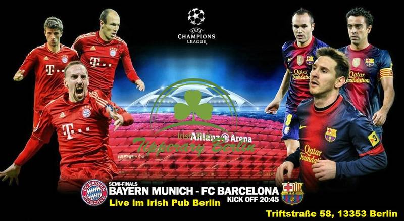 Champions League Halbfinale Bayern München vs Barcelona