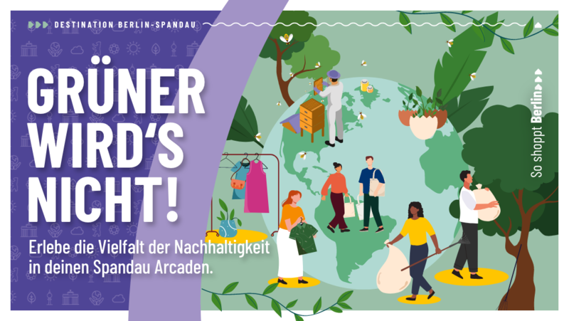  Eine Woche voller Nachhaltigkeit – die Spandau Arcaden laden ein zur großen Aktionswoche inklusive Sonntagsöffnung