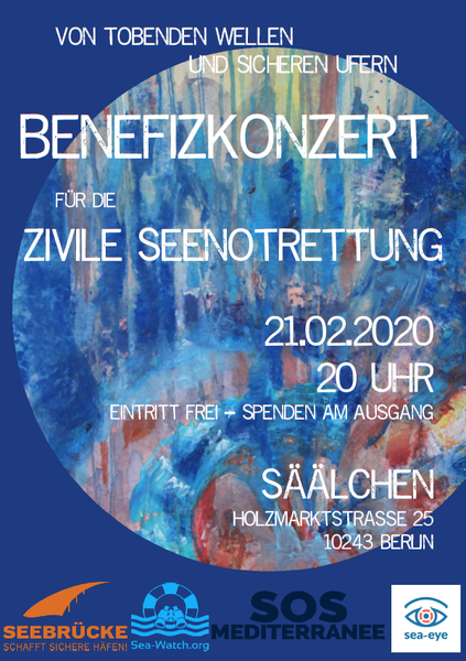 Benefizkonzert für die zivile Seenotrettung
