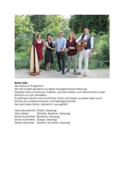 Berlin Folks  Der Name ist Programm. 