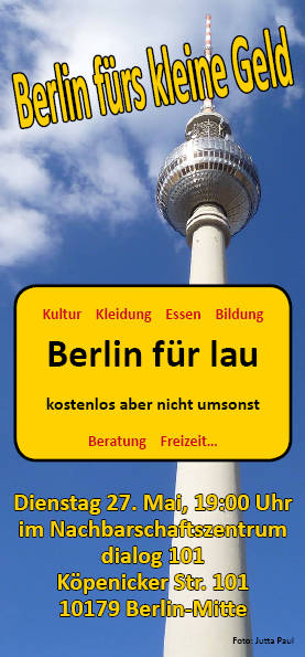 Berlin für lau / Berlin fürs kleine Geld