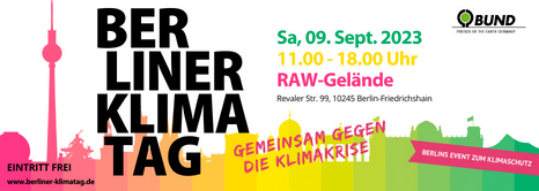Berliner Klimatag 2023 auf dem RAW-Gelände