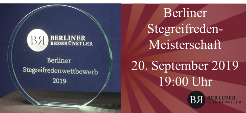 Berliner Stegreifreden-Meisterschaft 2019