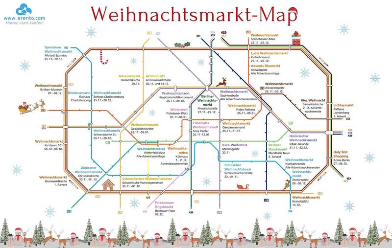 Berliner Weihnachtsmärkte: So kommt man mit den Öffis ans Ziel