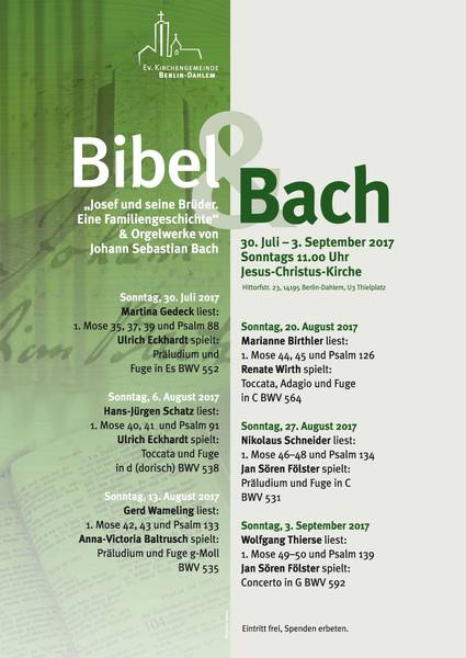 Bibel und Bach - Nikolaus Schneider