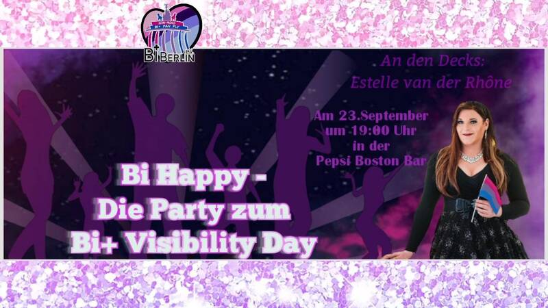 Bi Happy – Die Party zum Bi+ Visibility Day