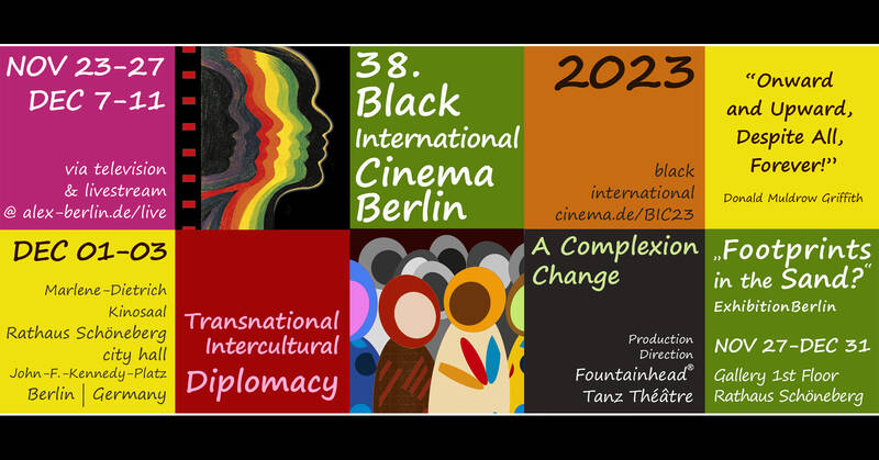 38. Black International Cinema Berlin 2023 / "Footprints in the Sand?" ExhibitionBerlin 2023