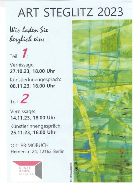 Art Steglitz 2023 - Aktuelle Arbeiten - Part II - Kunstgespräch