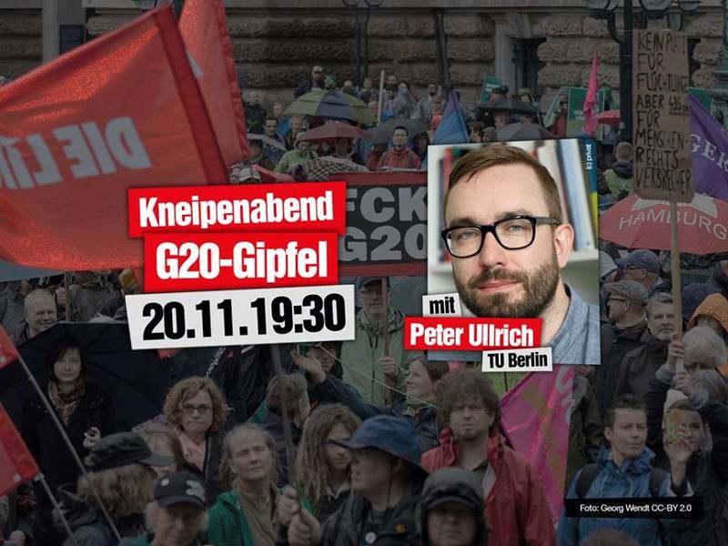 Kneipenabend: Auswertung G20-Gipfel