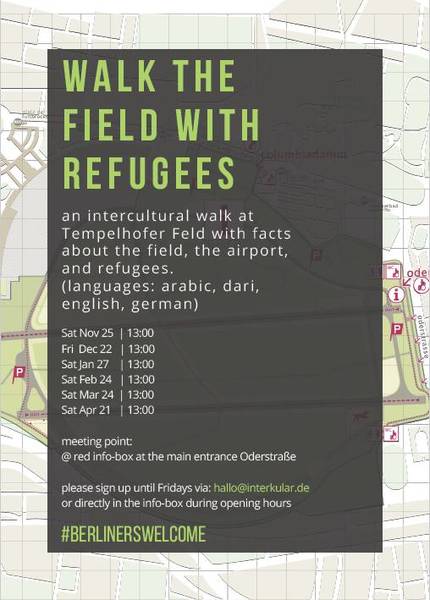 Intercultural Walk über das Tempelhofer Feld