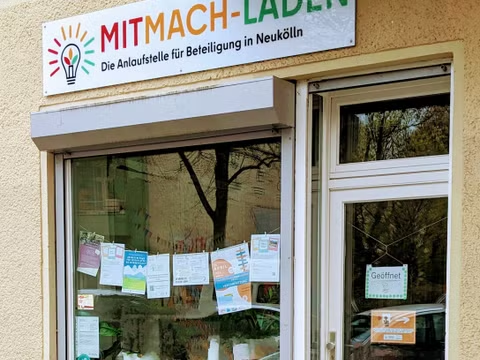 Mitmach-Laden Neukölln: Raum für Beteiligung vor Ort