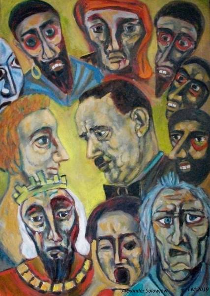 Alexander Solowjow  Ölmalerei  10. November  -  8. Dezember 2019 Die Geschichten Jaakobs nach dem Roman Thomas Mann „Joseph und seine Brüder“