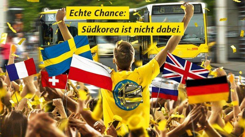 1. BUS-Europameisterschaft (= EM der Busfahrer)